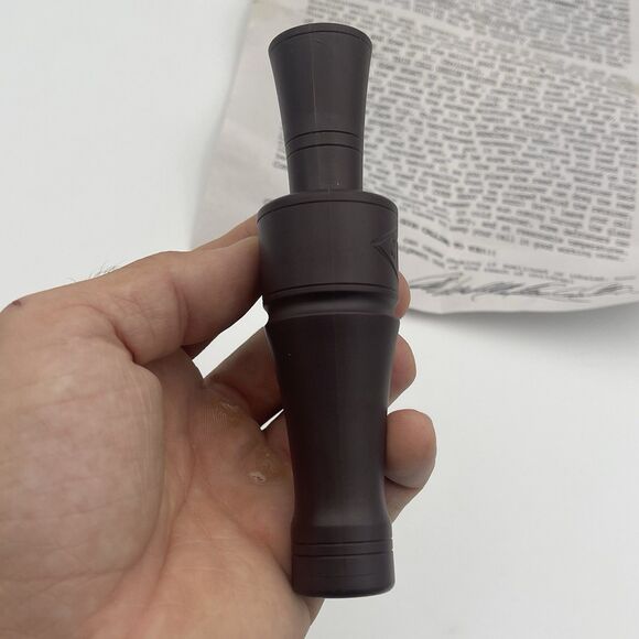 CCC Carlson Championship Calls Brown Duck Call With Lanyard, Tape + Paperwork - Picture 4 of 15